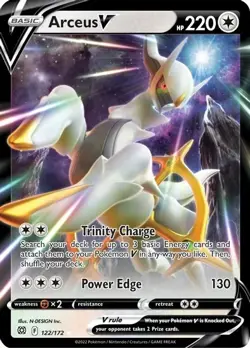 Arceus V (122/172) Ultra Rare | Pokemon TCG SWSH Brilliant Stars | Near Mint - Image 1