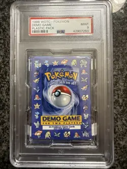 1998 WOTC Pokemon Demo Game Plastic Pack PSA 9 MINT - Image 1