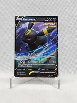 Pokemon Umbreon V SWSH203 SWSH: Sword & Shield Black Star Promo! Full Art Holo! - Image 1
