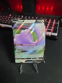 Ditto V 050/072 Shining Fates Extended Art Ultra Rare Holo Pokemon 2021 NM - Image 1