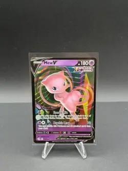 Pokemon TCG- 2021 Mew V 113/264 Fusion Strike NM - Image 1