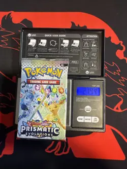 21.94g Heavy - Pokemon TCG S&V - Prismatic Evolution Booster Pack! Semi GOD U - Image 1