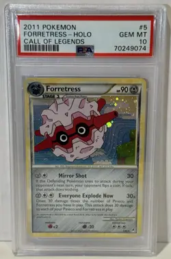 2011 Pokemon Forretress Holo Call Of Legends PSA 10 Gem Mint Pop 10 - Image 1