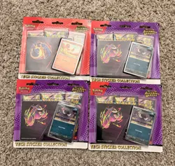 Pokemon Ascended Heroes Tech Sticker Collection Lot of 4 - Image 1