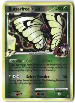 Butterfree FB ⭐ 17/147 Reverse Holo Rare Supreme Victors 2009 Pokemon NM - Image 1