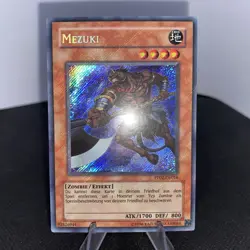 Yugioh Mezuki PP02-DE016 Secret Rare Exzellent Foilbleed - Image 2