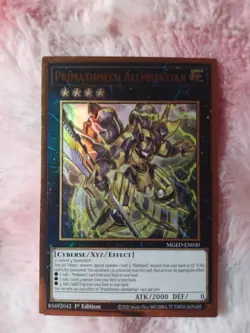 Yu-Gi-Oh! Primathmech Alembertian MGED-EN030 Maximum Gold El Dorado 1st Edition - Image 1