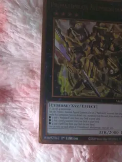 Yu-Gi-Oh! Primathmech Alembertian MGED-EN030 Maximum Gold El Dorado 1st Edition - Image 3