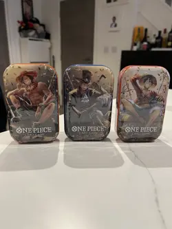 One Piece Tin Pack Set Vol 2 Set of 3 I TS-02 OP-13 I Factory Sealed ✅ - Image 1