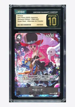 One Piece CGC 10 PRISTINE Perona SR Alternate Art 2025 EB03-045 EB03 Japanese - Image 1