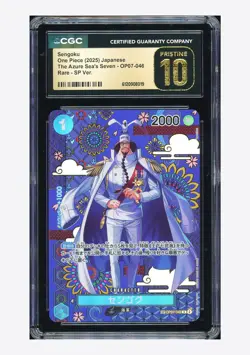 One Piece CGC 10 PRISTINE Sengoku SP Alternate Art 2025 OP07-046 OP14 Japanese - Image 1