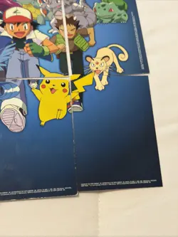 1999 Pokemon Cards TV Animation Series 1 Complete 9 card Puzzle Set - Image 4