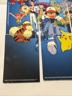 1999 Pokemon Cards TV Animation Series 1 Complete 9 card Puzzle Set - Image 5