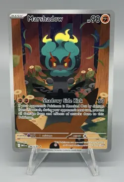 Pokemon TCG Marshadow Mega Evolution Illustration Rare Card 146/132 - Image 1
