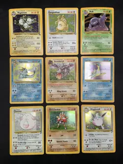 Vintage Rare Holo Pokemon Card Lot 1999/2000 - Base Set, Jungle, Fossil - MP/HP - Image 1
