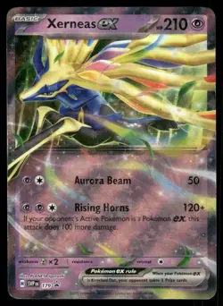 Xerneas EX 2025 Black Star Promo Double Rare Pokemon Card SVP179 (NM) - Image 1