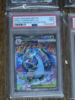 Pokemon TCG Graded Card Lot X(4) PSA 9 Charizard X ex UPC, PSA 10 Vaporeon &More - Image 5