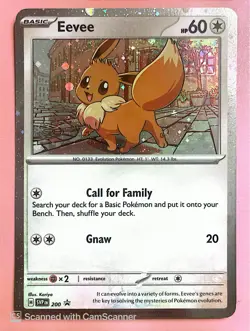 Eevee - 200 (Cosmos Holo) SVP200 Sv: Scarlet & Violet Promo Cards Holo - Image 1