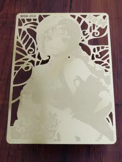 Rebecca - One Piece - Goddess Story Gold Metal MSR-010 Card - Image 2