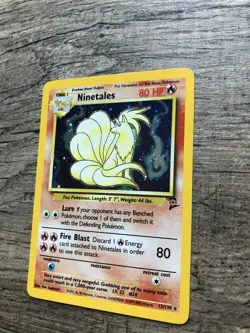 Ninetales Holo Foil - Base Set 2, 13/130 Pokemon Card - NM - Image 1
