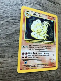 Ninetales Holo Foil - Base Set 2, 13/130 Pokemon Card - NM - Image 2