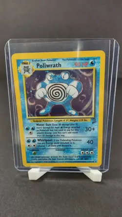 Poliwrath 15/130 Holo Rare Base Set 2 Pokemon Card 1999 WOTC NM/Mint - Image 1