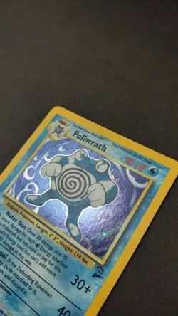 Poliwrath 15/130 Holo Rare Base Set 2 Pokemon Card 1999 WOTC NM/Mint - Image 3