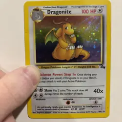 Pokemon Card TCG Dragonite 4/62 Fossil Holo 1999 - Image 2