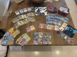 Massive Pokemon Collection Holo Reverse Holo Super Rare 1100 + TCG Card Lot D8 - Image 1
