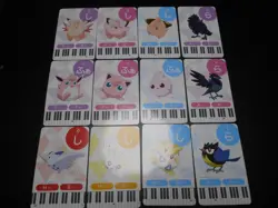 Pokemon Music Musical Note Card x12 Togepi Jigglypuff Clefairy etc #3741 - Image 1