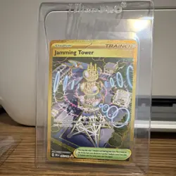 Pokemon TCG Jamming Tower 243/182 Trainer Full Art Holo Card Stock - Image 1