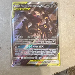 Pokemon Umbreon & Darkrai GX TAG TEAM Holo Dark Card SM241 270 HP 150 ATK 2020 - Image 1