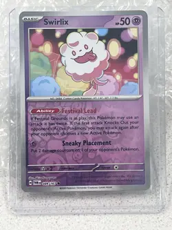 Swirlix NM 089/167 Twilight Masquerade Reverse Holo Pokemon TCG Card - Image 1