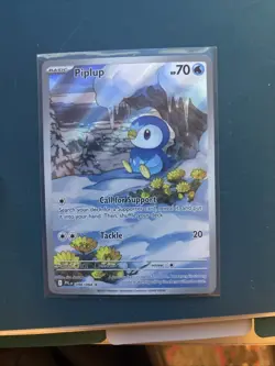 Pokemon TCG Piplup Holo Secret Rare Card PFL 098/094 Nm Near Mint - Image 2
