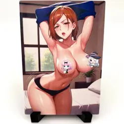 Jujutsu Kaisen Nobara Kugisaki Sexy Anime Waifu Girl Lewd Goddess Story Art Card - Image 1