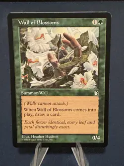MTG - Magic The Gathering - Wall Of Blossoms X 4 - Stronghold- NP/ LN Or BETTER! - Image 3