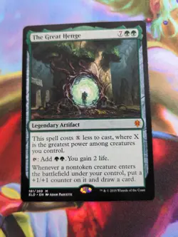 The Great Henge Throne of Eldraine Regular Green Mythic Artifact Wizards 161 En… - Image 1
