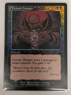 Vicious Hunger Nemesis Foil - MTG VINTAGE - Image 1