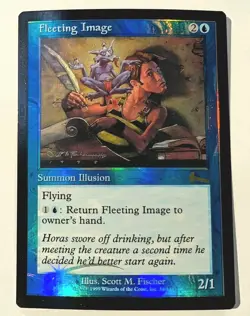 Fleeting Image Urza's Legacy Foil - MTG RARE VINTAGE - Image 1