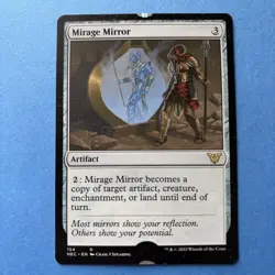 Mtg Misprint Miscut Error Misplaced Stamp Mirage Mirror Kamigawa Neon Dynasty - Image 1