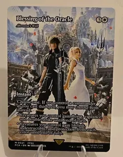 Blessing of the Oracle - Akroma's Will (Showcase) MTG Final Fantasy: Through - Image 1