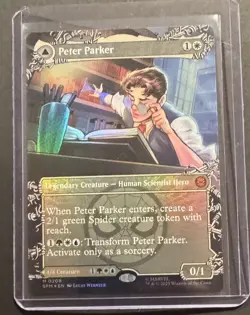 Magic The Gathering Spider-Man Amazing Spider-Man/Peter Parker FOIL 0208 - Image 2