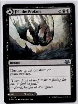 Fell the Profane Modern Horizons 3 Regular NM U 0244 - Image 1