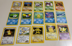 Pokemon OG 15 Card Bulk Lot NO DUPLICATES LP-NM RARE WOTC Vintage Original Q - Image 1