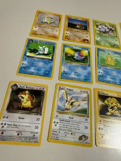 Pokemon OG 15 Card Bulk Lot NO DUPLICATES LP-NM RARE WOTC Vintage Original Q - Image 2
