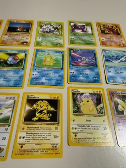 Pokemon OG 15 Card Bulk Lot NO DUPLICATES LP-NM RARE WOTC Vintage Original Q - Image 3