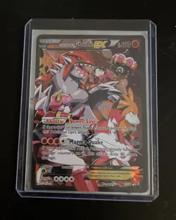 3 Pokemon Groudon Playing Cards - Primal 151/160 - EX 15/34 - EX 150/150 -Played - Image 3