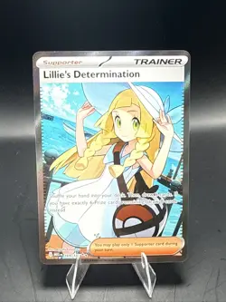Pokemon TCG Mega Evolution Lillie’s Determination Full Art Trainer Card 169/132 - Image 1