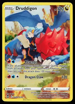 Druddigon TG09/TG30 Ultra Rare Silver Tempest Pokemon Card - Image 1