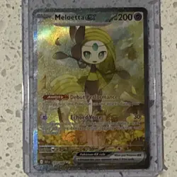 Pokemon Meloetta EX Holo Special Illustration Rare Sv: Black Bolt 167/086 Eng - Image 1